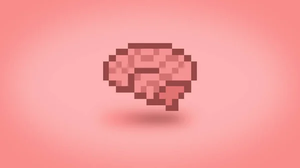 Piksel 8 bit beyin duvar kağıdı - yüksek çözünürlüklü 4k arkaplan