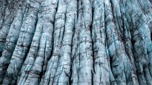 Buzdağı dokusu İzlanda 'nın yukarısından