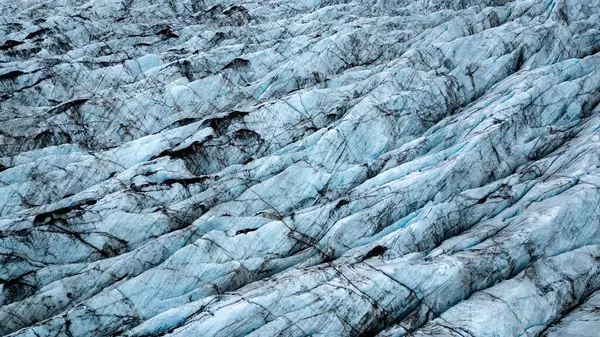 Buzdağı dokusu İzlanda 'nın yukarısından