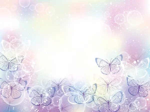 Фон Иллюстрации Танцующими Бабочками Лицензионные Стоковые Иллюстрации