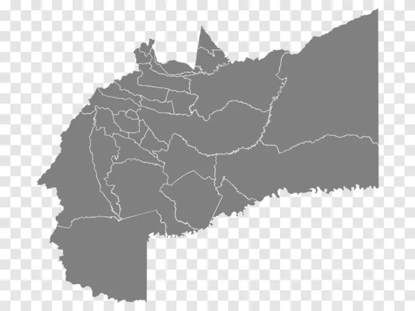 Κενό Χάρτης Τμήμα Μέτα Της Κολομβίας Υψηλής Ποιότητας Χάρτης Meta — Διανυσματικό Αρχείο