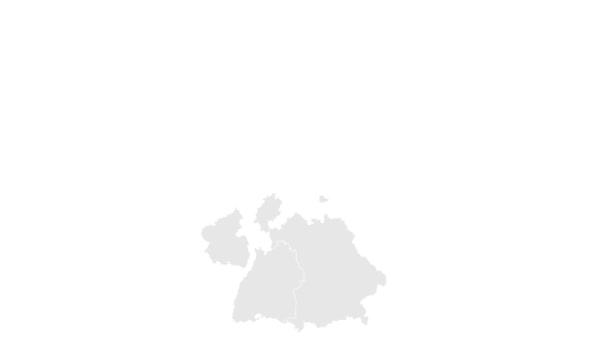 場所メクレンブルク西ポメラニア地図ドイツ 3D無料状態のメクレンブルク西部ポメラニアフラグマップマーカー位置ピン ドイツの地図は異なる状態を示しています アニメ地図ドイツの土地 ビデオ — ストック動画