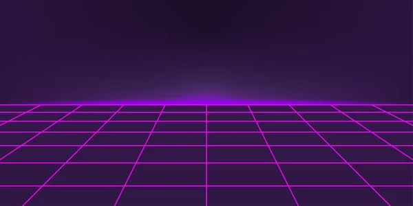 stock vector Pink perspective grid background hd, purple laser retro cyberpunk 80s sci-fi background for your design, app, UI.  Stock vector. EPS10. 