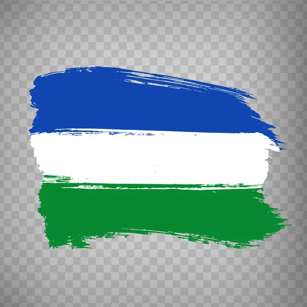 Vlajka Cordoby Tahů Štětcem Flag Cordoba Oddělení Kolumbie Transparentním Pozadí — Stockový vektor