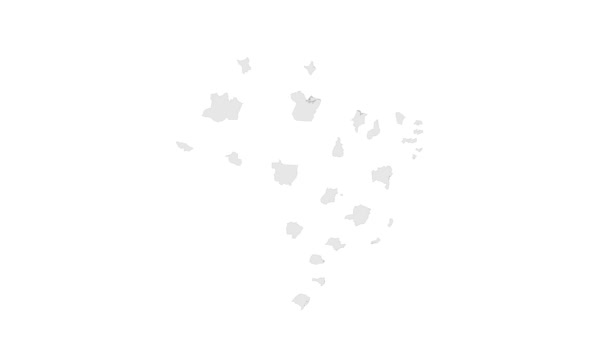 場所ペルナンブコ地図ブラジル Pernambucoフラグマップマーカーの位置ピン ブラジルの地図は異なる部分を示しています アニメ地図ブラジルの州と領土 ビデオ — ストック動画