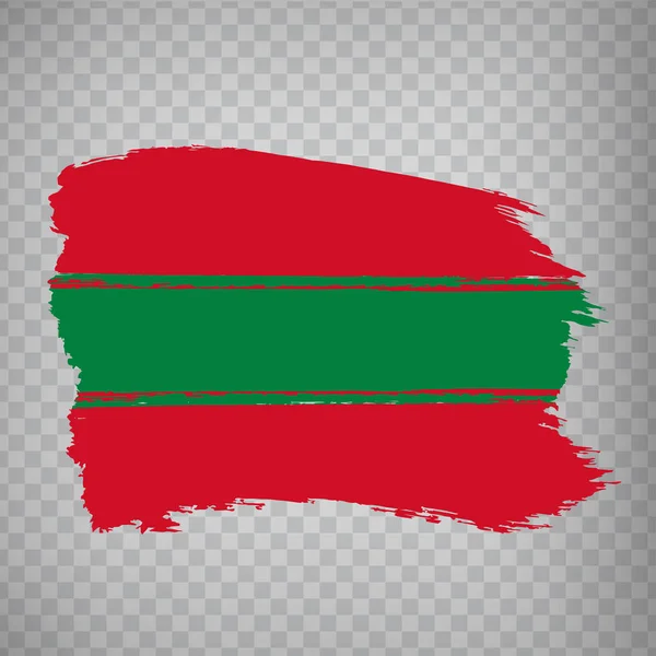 Флажок Провинции Тунгурауа Мазки Кистью Флаг Провинции Тунгурауа Прозрачном Фоне — стоковый вектор
