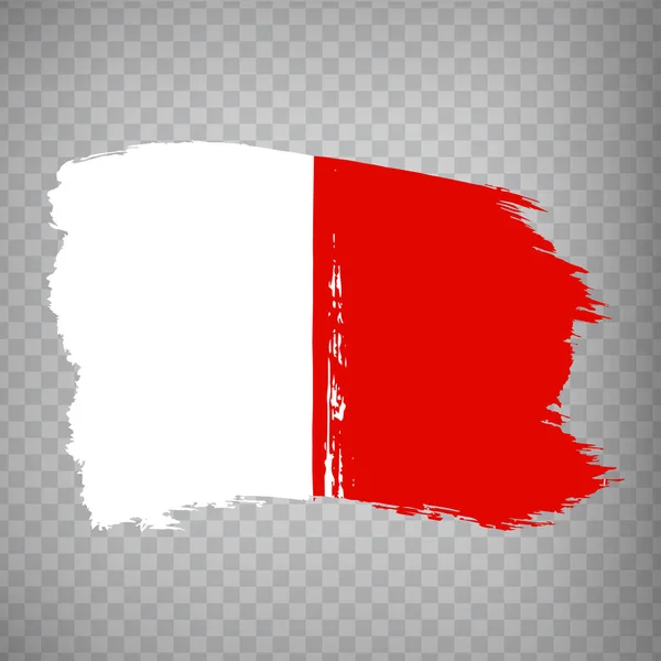 Flagga Bari Penseldrag Flagga Bari Stad Apulien Regionen Transparent Bakgrund — Stock vektor