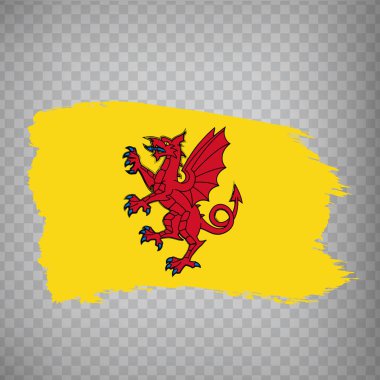Fırça darbelerinden Flag Somerset. Flag Somerset internet sitenizin tasarımı, logosu, uygulaması, UI için şeffaf arkaplan üzerinde. İngiltere. Hisse senedi. EPS10.