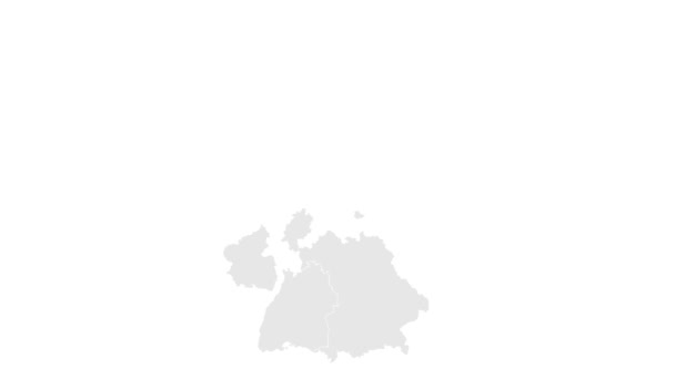 Ubicazione Berlino Sulla Mappa Germania Berlino Mappa Marcatore Posizione Pin — Video Stock