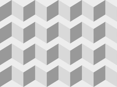 Tek krom soyut 3D arkaplan. Üç boyutlu küp. Soyut geometrik doku tasarımı. Tasarımınız için modern soyut tekrarlama motifi. EPS 10.