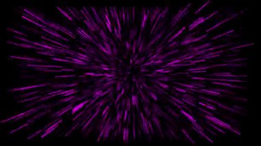 Neon Işıkları ve Dijital Veri Ağı bağlantıları olan 4K Dijital Siber Uzay. Soyut teknoloji veri akışı, dijital parlayan ışıklar, bağlantı konsepti, fütüristik arka plan, kusursuz döngü. Canlandırılmış Video