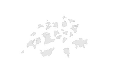 İsviçre haritasında Basel-Landschaft Kantonu. 3d Basel-Landschaft Canton bayrak haritası konumlama şifresi. İsviçre haritası farklı parçaları gösteriyor. İsviçre. 4 bin. Canlandırılmış Video