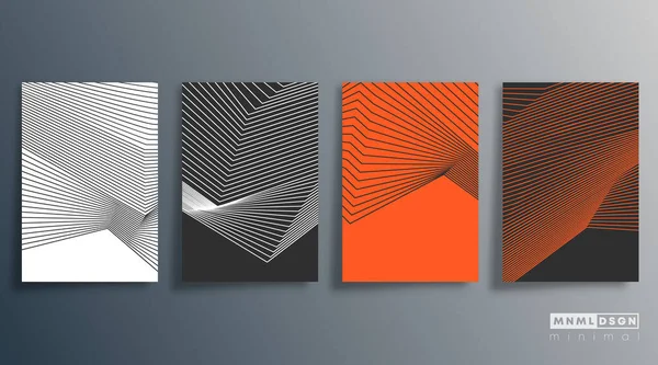 Minimal Geometrisk Design För Flygblad Affisch Broschyromslag Bakgrund Tapeter Typografi — Stock vektor