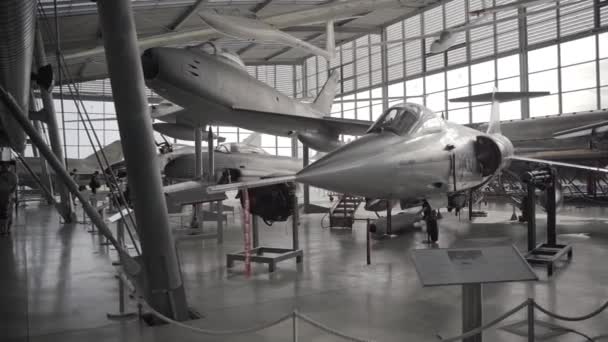Octubre 2022 Alemania Munich Deutsches Museum Flugwerft Schleissheim Museo Alemán — Vídeo de stock