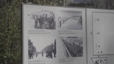 30 Ekim 2022. Almanya. Dachau. Toplama kampı anıtı. Dachau Nazi toplama kampı. İkinci Dünya Savaşı. Ölüm toplama kampı. Tarihi mekan ve müze. Bavyera 'da. Almanya.. 