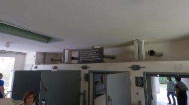 30 Ekim 2022. Almanya. Dachau. Toplama kampı anıtı. Dachau Nazi toplama kampı. İkinci Dünya Savaşı. Ölüm toplama kampı. Tarihi mekan ve müze. Bavyera 'da. Almanya.. 