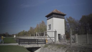 30 Ekim 2022. Almanya. Dachau. Toplama kampı anıtı. Dachau Nazi toplama kampı. İkinci Dünya Savaşı. Ölüm toplama kampı. Tarihi mekan ve müze. Bavyera 'da. Almanya.. 