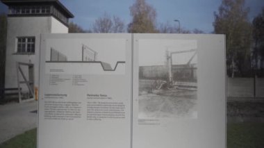 30 Ekim 2022. Almanya. Dachau. Toplama kampı anıtı. Dachau Nazi toplama kampı. İkinci Dünya Savaşı. Ölüm toplama kampı. Tarihi mekan ve müze. Bavyera 'da. Almanya.. 