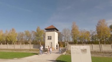 30 Ekim 2022. Almanya. Dachau. Toplama kampı anıtı. Dachau Nazi toplama kampı. İkinci Dünya Savaşı. Ölüm toplama kampı. Tarihi mekan ve müze. Bavyera 'da. Almanya.. 