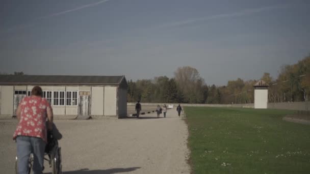 Ottobre 2022 Germania Dachau Campo Concentramento Memoriale Campo Concentramento Nazista — Video Stock