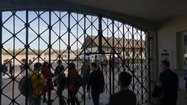 Oktober 2022 Tyskland Det Dachau Minnesplats Över Koncentrationsläger Dachau Nazisternas — Stockvideo