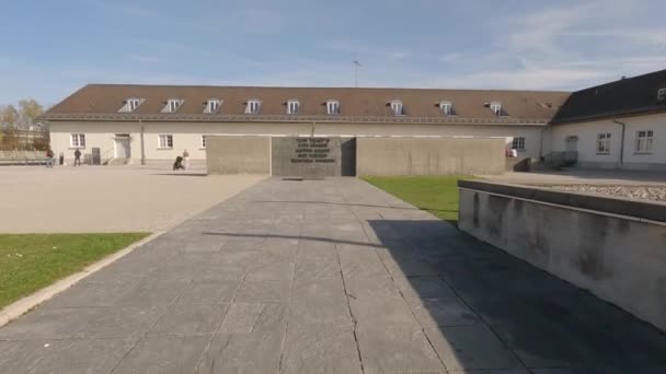 Outubro 2022 Alemanha Dachau Local Memorial Campo Concentração Campo Concentração — Vídeo de Stock