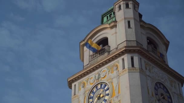 Turnul Lui Mullersches Volksbad Băi Publice Muller Munchen Germania Mullersches — Videoclip de stoc