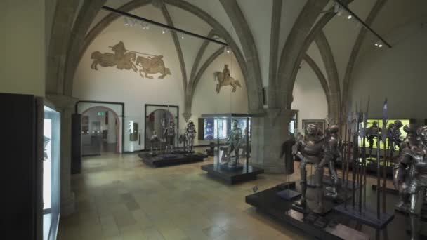 Bayerisches Nationalmuseum Münchenben Bajorországban Németországban 2023 Január Belső Bajor Nemzeti — Stock videók