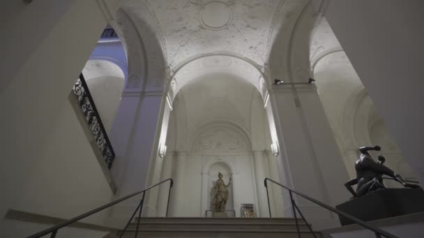 Bayerisches Nationalmuseum Monachium Bawaria Niemcy Stycznia 2023 Wnętrze Bawarskiego Muzeum — Wideo stockowe