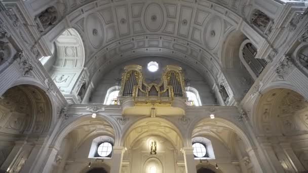 Almanya Münih Ekim 2022 Aziz Michael Kirche Tema Dini Avrupa — Stok video