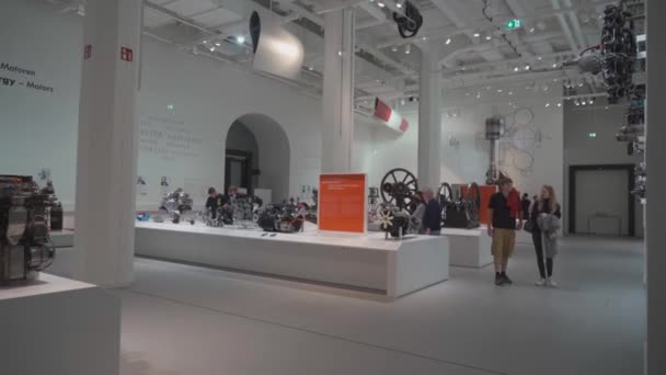 Novembro 2022 Alemanha Munique Museu Tecnológico Munchen Baviera Dentro Deutsches — Vídeo de Stock