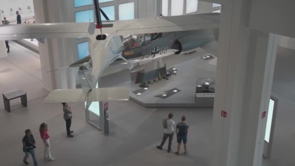 Novembre 2022 Allemagne Munich Musée Technologique Munchen Bavière Intérieur Deutsches — Video