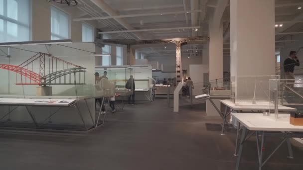 Noviembre 2022 Alemania Munich Museo Tecnológico Munchen Bavaria Dentro Deutsches — Vídeos de Stock