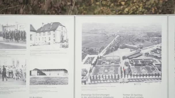 Octombrie 2022 Germania Dachau Locul Memorial Lagărului Concentrare Lagărul Concentrare — Videoclip de stoc