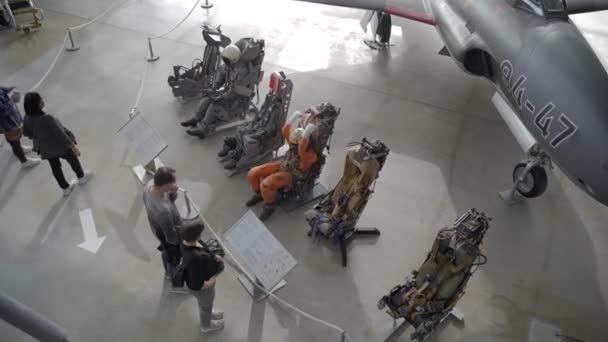 2022 박물관 Flugwerft Schleissheim 비행기 박물관 영역의 박물관 비행기와 헬리콥터의 — 비디오