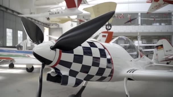 2022 Október Németországba München Deutsches Múzeum Flugwerft Schleissheim Német Repülők — Stock videók
