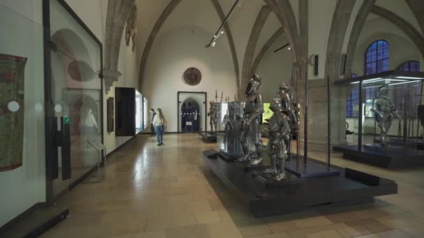 Bayerisches Nationalmuseum Munique Baviera Alemanha Janeiro 2023 Museu Nacional Baviera — Vídeo de Stock