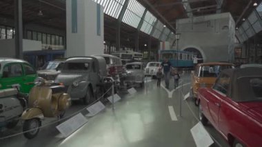 20 Kasım 2022. Münih. Almanya. Verkehrszentrum Deutsches Müzesi. Tarihte bilinen koleksiyon ve araçlar Münih taşımacılık müzesine. Müze kategorisi: Trafik ve teknoloji. 