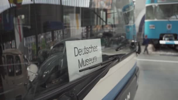 뮌헨이요 독일이요 도이체스 박물관 Deutsches Museum 박물관에 역사적으로 알려진 차량의 — 비디오