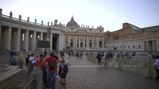Oktober 2023 Vatikanstadt Italien Päpstlicher Sitz Vatikanstadt Blick Auf Den — Stockvideo