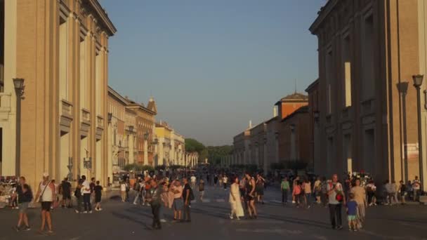 Oktober 2023 Vatikanstaten Italien Påvlig Vatikanstaten Utsikt Över Peters Square — Stockvideo