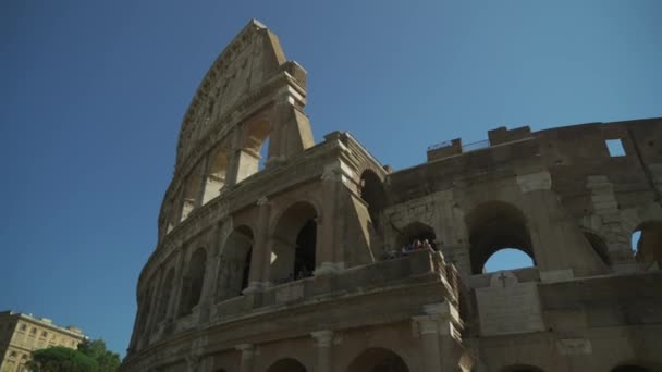 Octubre 2023 Roma Italia Coliseo Roma Italia Famoso Monumento Romano — Vídeos de Stock