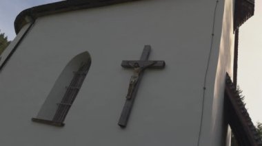 Katholische Bergkapelle Maria Hilf im Valepp Gemarkung des Marktes Schliersee, Bayern, Deutschland 'de. Almanya, Bavyera Valepp 'teki güzel ve eşsiz Maria Hilf şapeli. Katolik dağ kilisesi.. 