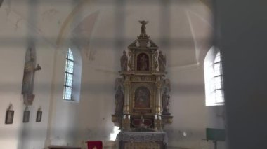 Katholische Bergkapelle Maria Hilf im Valepp Gemarkung des Marktes Schliersee, Bayern, Deutschland 'de. Almanya, Bavyera Valepp 'teki güzel ve eşsiz Maria Hilf şapeli. Katolik dağ kilisesi.. 