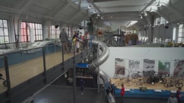 20 Kasım 2022. Münih. Almanya. Verkehrszentrum Deutsches Müzesi. Tarihte bilinen koleksiyon ve araçlar Münih taşımacılık müzesine. Müze kategorisi: Trafik ve teknoloji. 