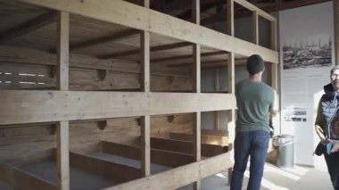 30 Ekim 2022. Almanya. Dachau. Toplama kampı anıtı. Dachau Nazi toplama kampı. İkinci Dünya Savaşı. Ölüm toplama kampı. Tarihi mekan ve müze. Bavyera 'da. Almanya.. 