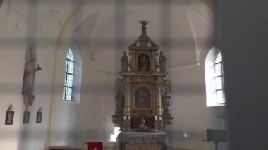 Katholische Bergkapelle Maria Hilf im Valepp Gemarkung des Marktes Schliersee, Bayern, Deutschland 'de. Almanya, Bavyera Valepp 'teki güzel ve eşsiz Maria Hilf şapeli. Katolik dağ kilisesi.. 
