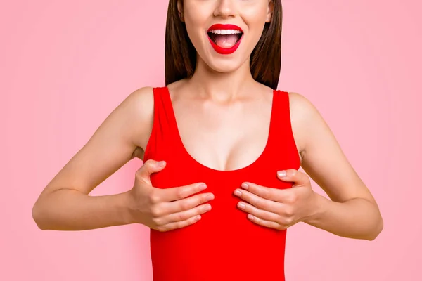 Gesundheitskurven Auf Ladys Body Size Fit Konzept Beschnitten Nahaufnahme Foto — Stockfoto