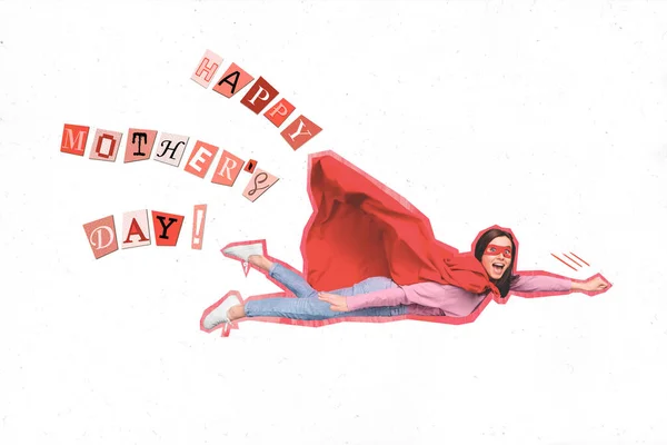 Yetişkin Bir Genç Kız Süper Kahraman Kırmızı Karnaval Kostümü Giyiyor — Stok fotoğraf
