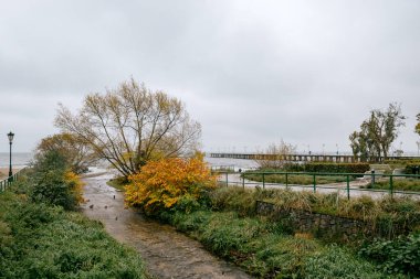 Gdynia 'da Rıhtım Sonbaharda Orlowo